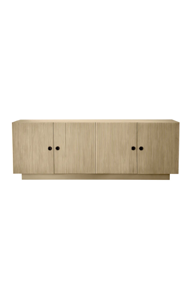 Ribbed Oak 4-Door Dresser | Eichholtz Dimitrios | Eichholtzmiami.com