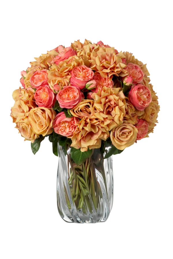 Artificial Garden Roses Bouquet (72pcs) | Eichholtz Roses | Eichholtzmiami.com