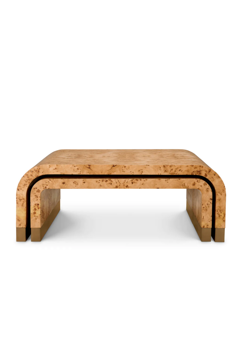 Mappa Burl Coffee Table Set (3) | Eichholtz Quinton | Eichholtzmiami.com