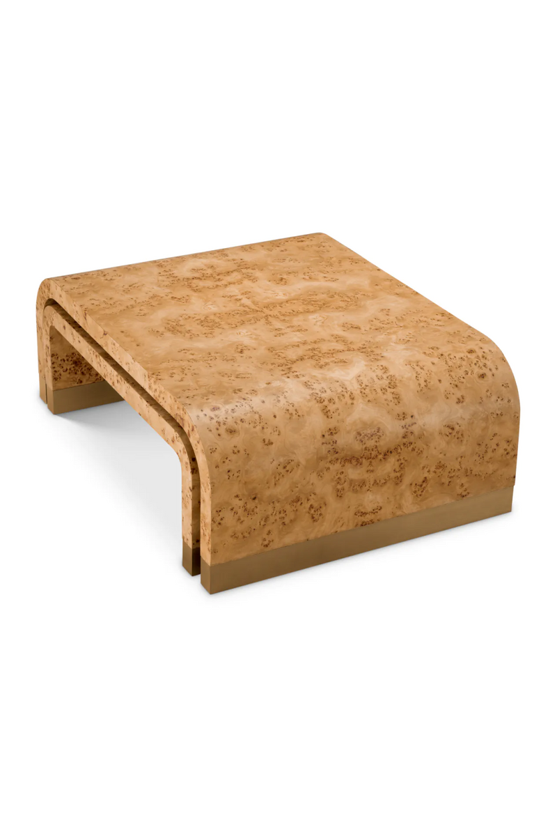 Mappa Burl Coffee Table Set (3) | Eichholtz Quinton | Eichholtzmiami.com