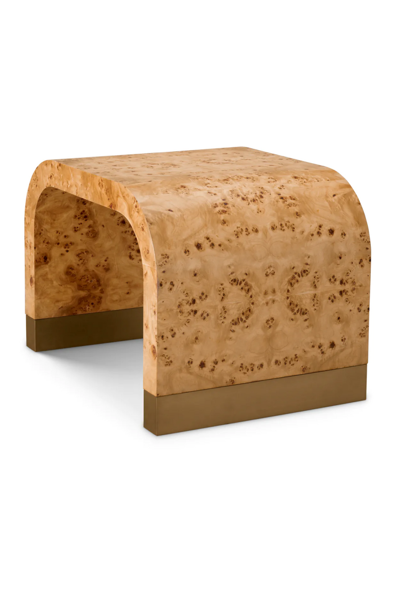 Arched Mappa Burl Side Table | Eichholtz Quinton | Eichholtzmiami.com