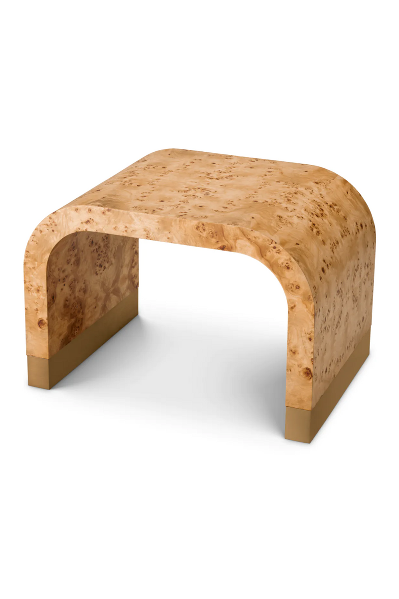 Arched Mappa Burl Side Table | Eichholtz Quinton | Eichholtzmiami.com