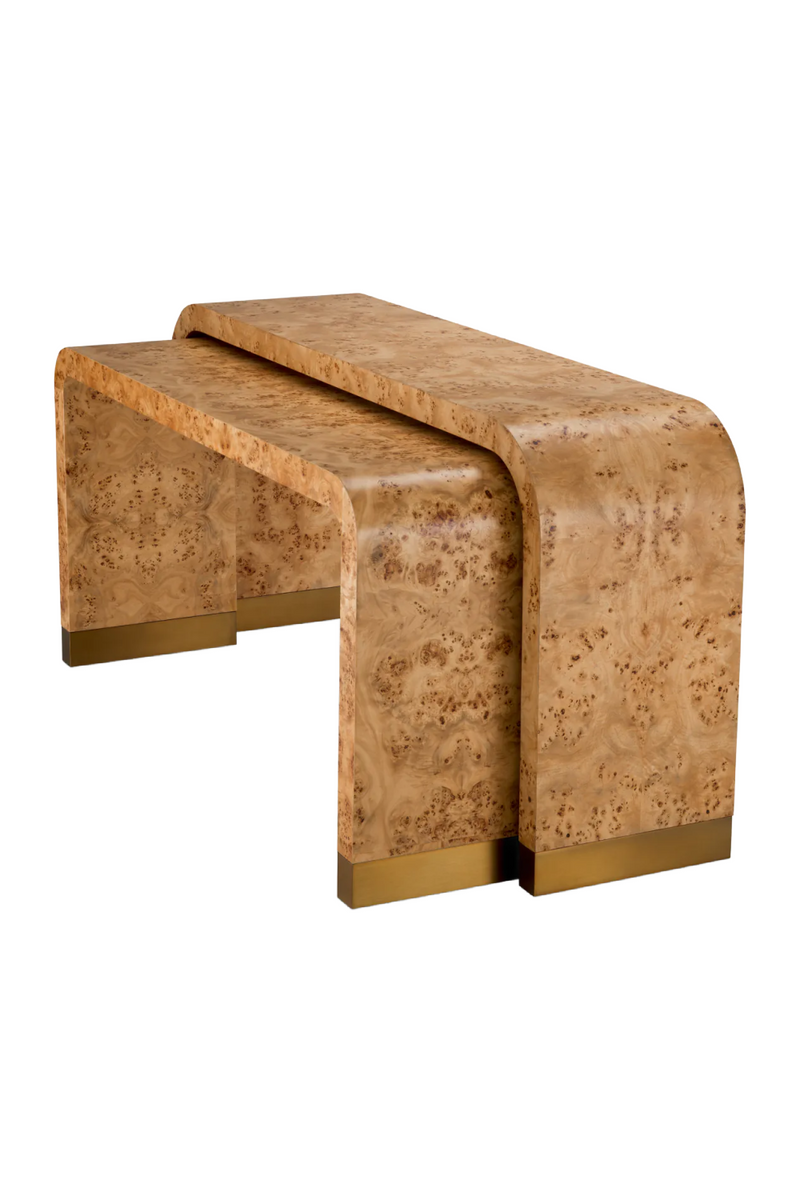 Mappa Burl Console Table Set (2) | Eichholtz Quinton | Eichholtzmiami.com