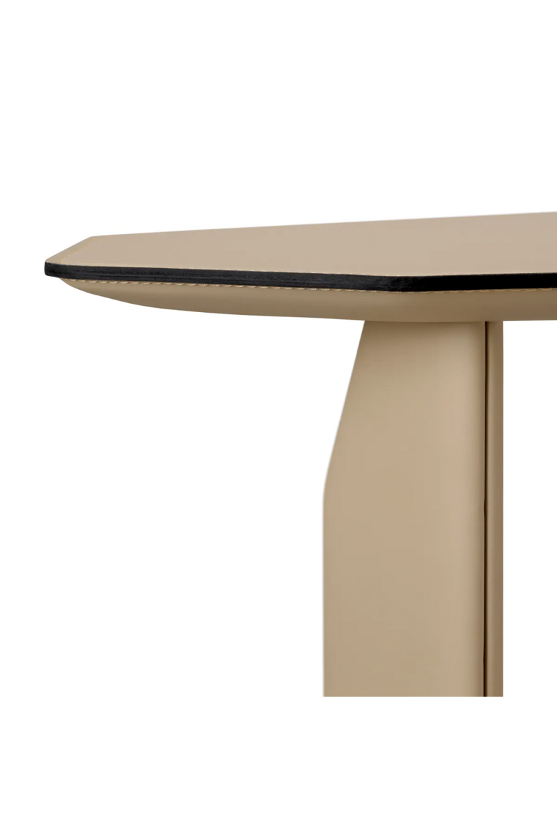 Light Brown Leather Side Table | Eichholtz Maurizio | Eichholtzmiami.com