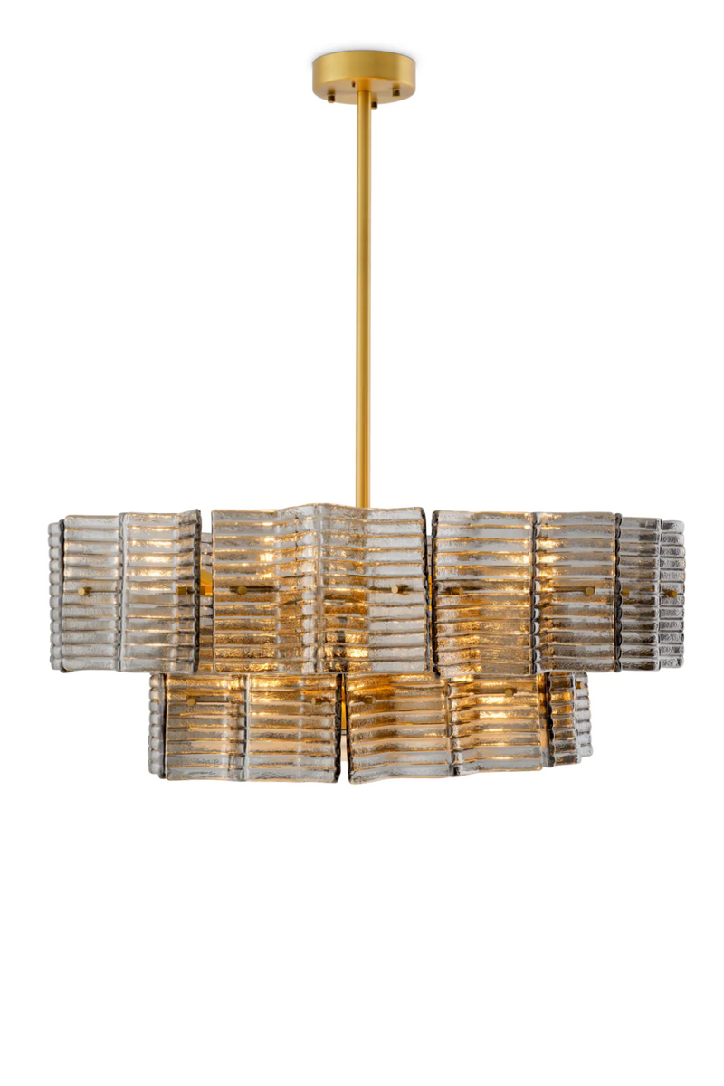 Ribbed Glass Chandelier | Eichholtz Silvano | Eichholtzmiami.com