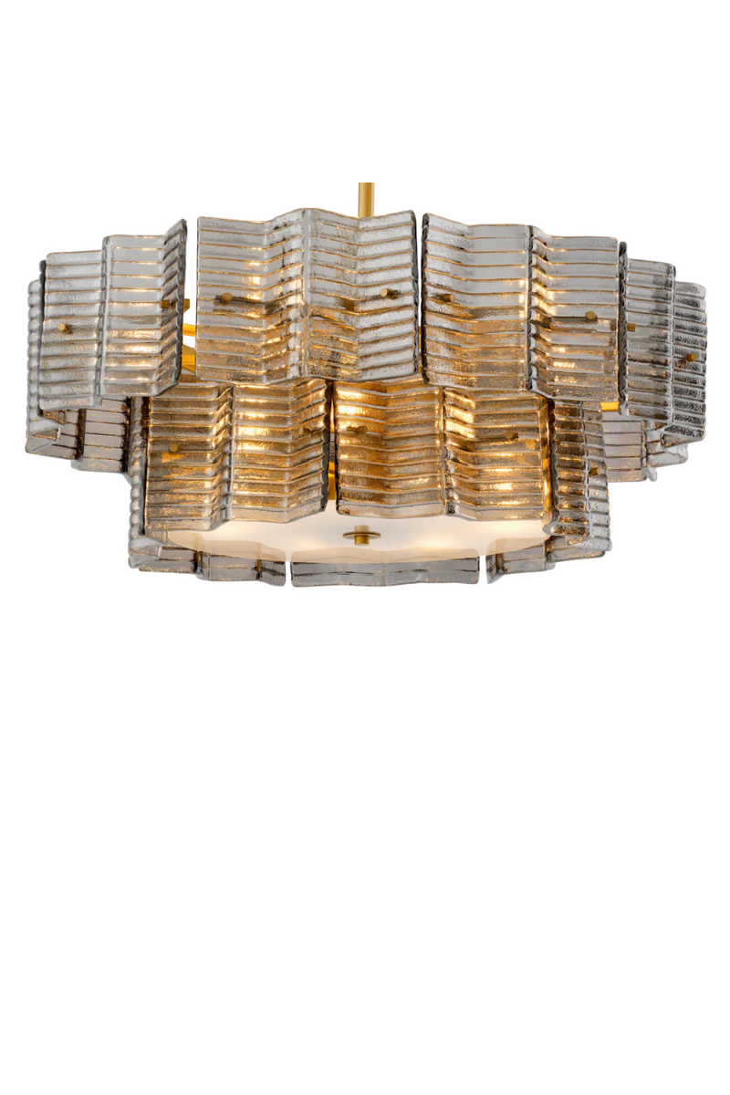 Ribbed Glass Chandelier | Eichholtz Silvano | Eichholtzmiami.com