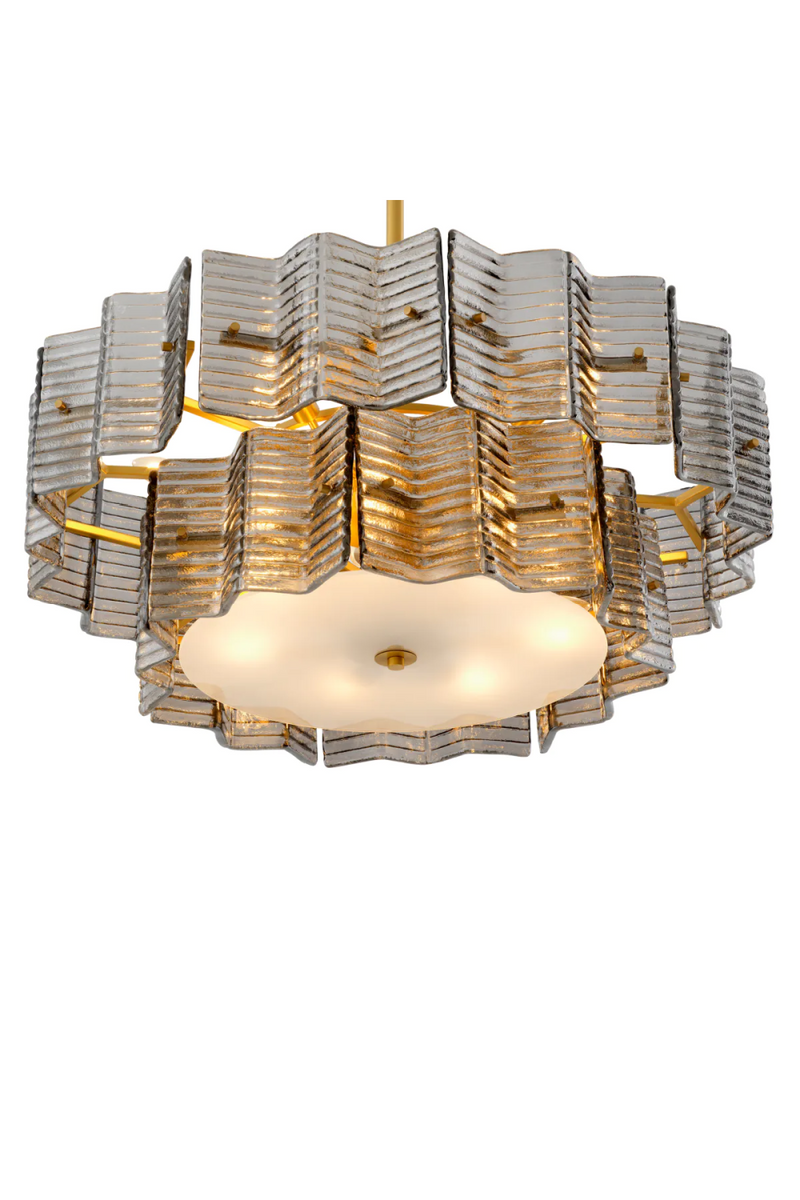 Ribbed Glass Chandelier | Eichholtz Silvano | Eichholtzmiami.com