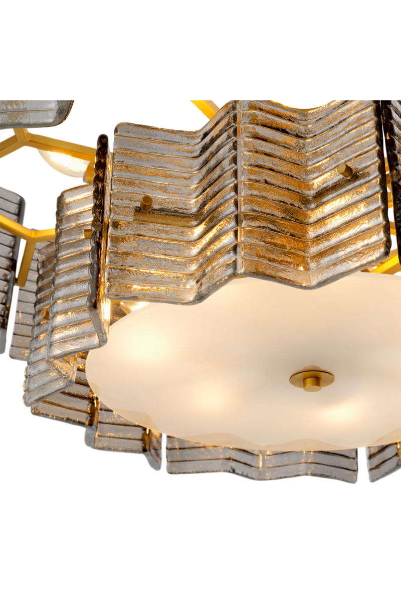 Ribbed Glass Chandelier | Eichholtz Silvano | Eichholtzmiami.com