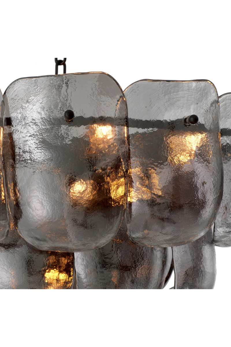 Glass Sheets Tiered Chandelier | Eichholtz Gustave | Italianfurniture.com