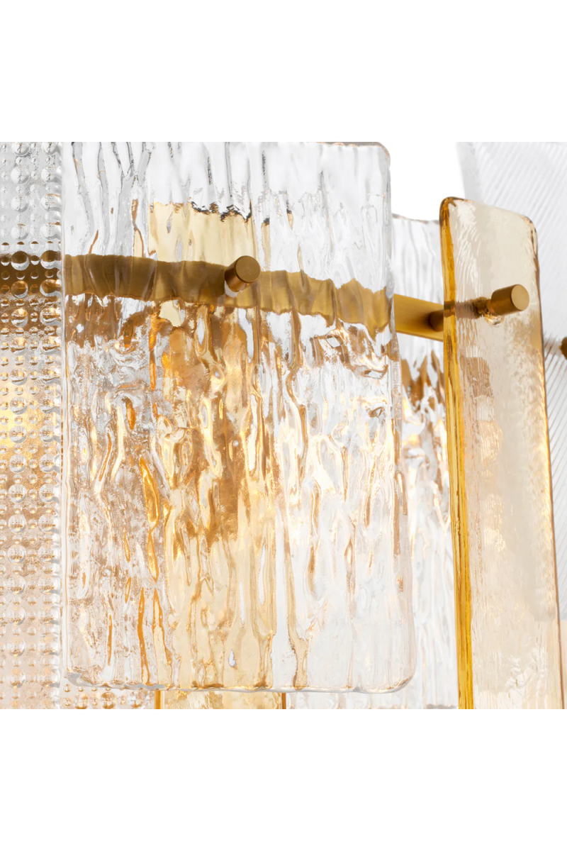 Textured Glass Chandelier | Eichholtz Cassiano | Eichholtzmiami.com