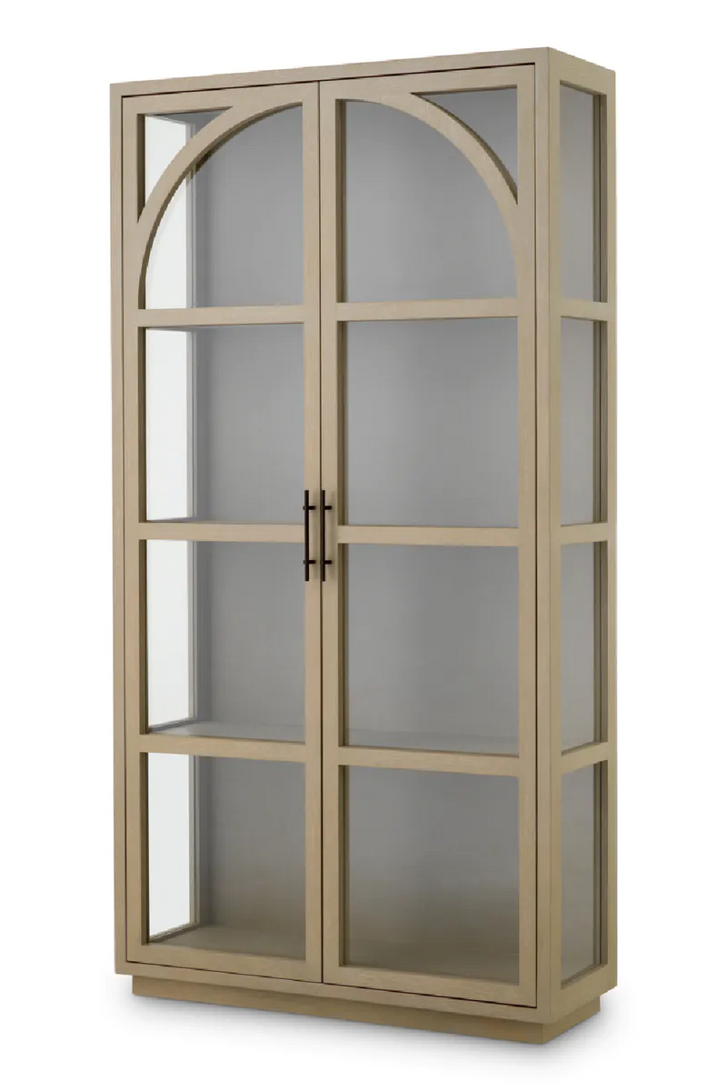 Oak Framed Glass Cabinet | Eichholtz San Bernardino | Eichholtzmiami.com