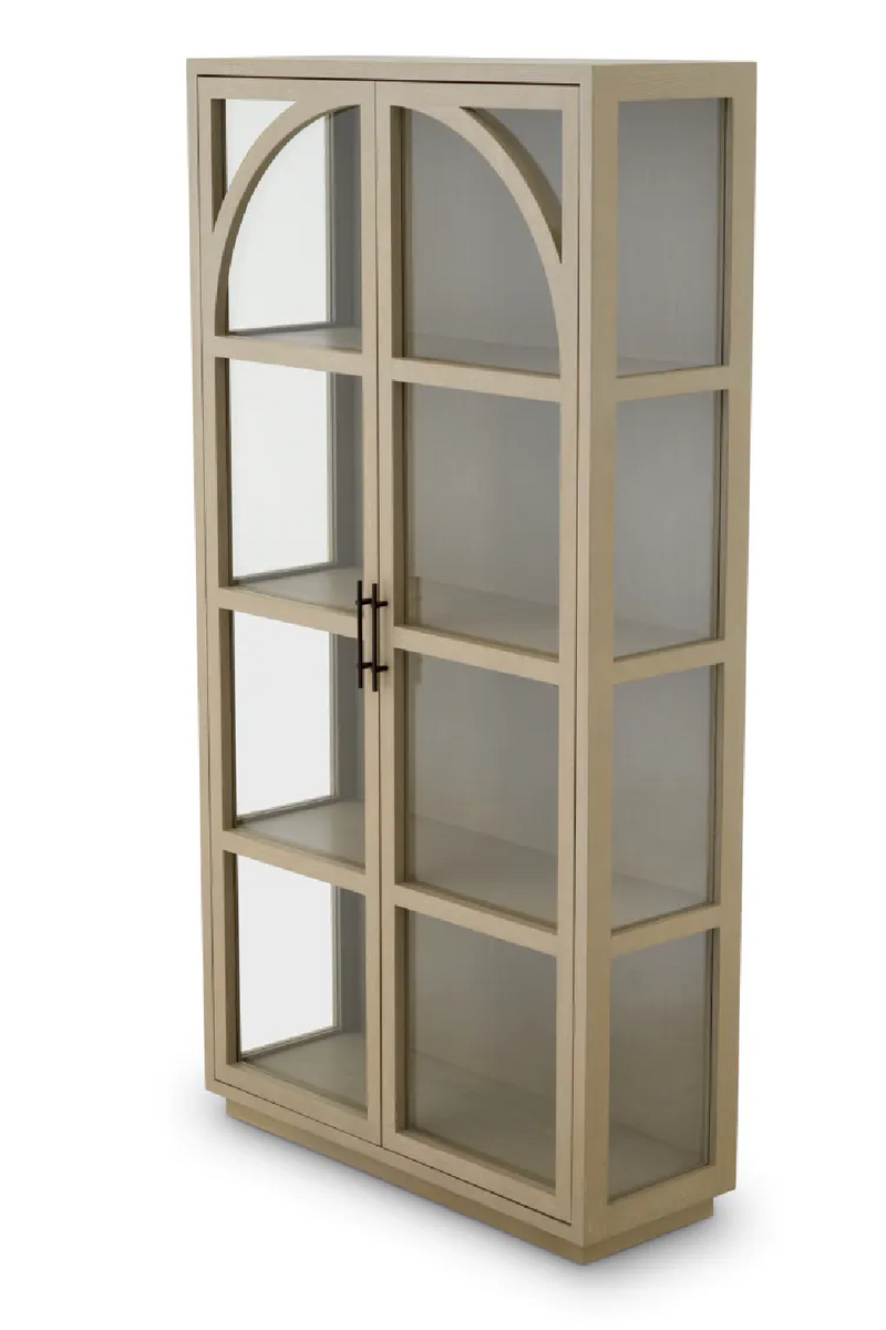 Oak Framed Glass Cabinet | Eichholtz San Bernardino | Eichholtzmiami.com