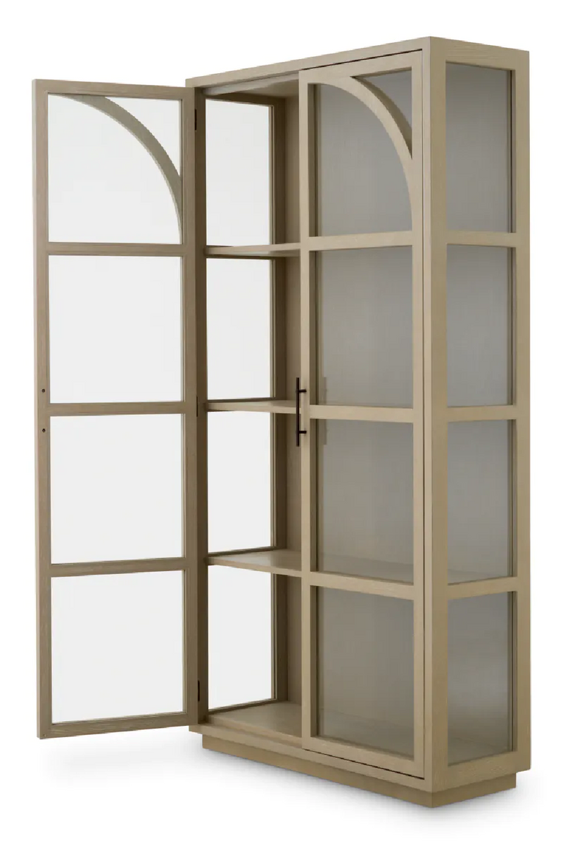 Oak Framed Glass Cabinet | Eichholtz San Bernardino | Eichholtzmiami.com