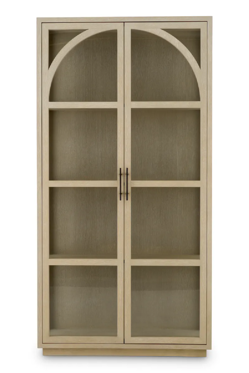 Oak Framed Glass Cabinet | Eichholtz San Bernardino | Eichholtzmiami.com