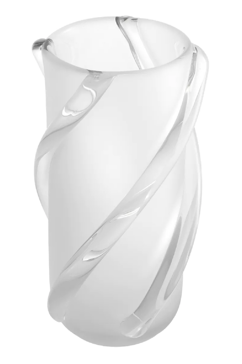 Frosted White Glass Vase | Eichholtz Celestino | Eichholtzmiami.com