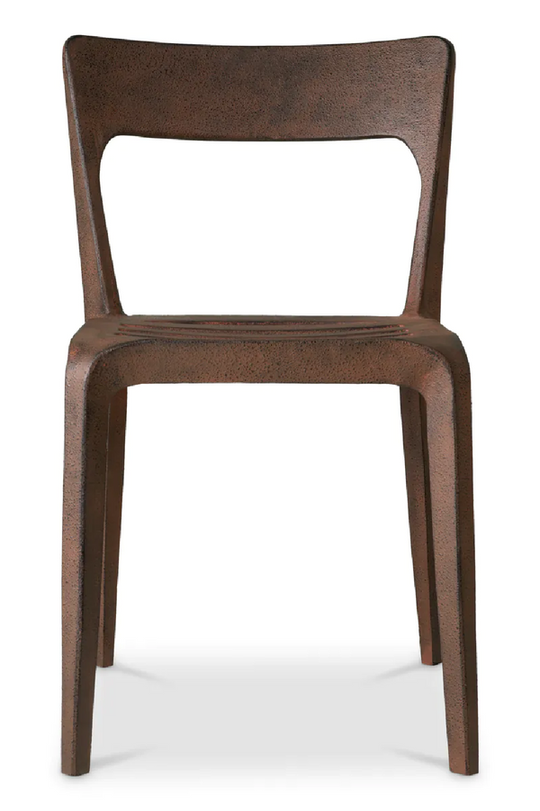 Oxidized Aluminum Dining Chair | Eichholtz Quentin | Eichholtzmiami.com