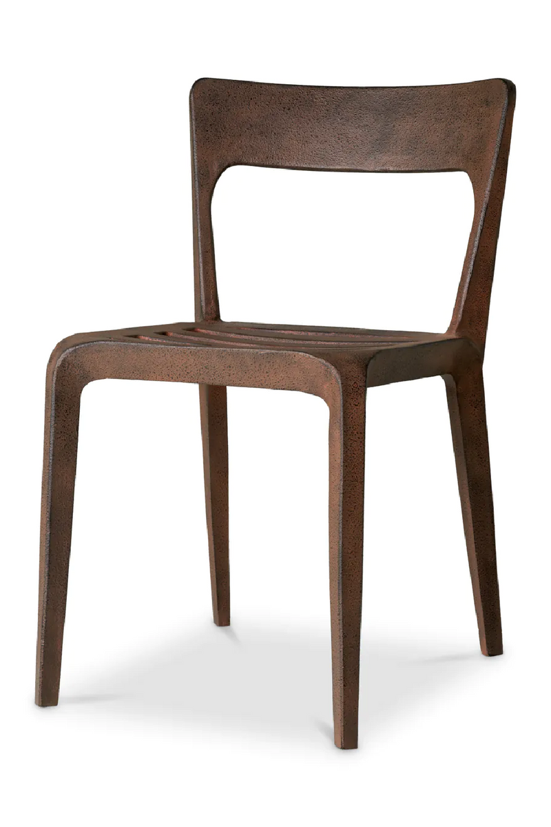 Oxidized Aluminum Dining Chair | Eichholtz Quentin | Eichholtzmiami.com