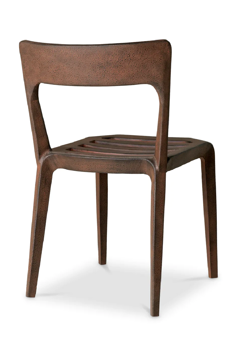 Oxidized Aluminum Dining Chair | Eichholtz Quentin | Eichholtzmiami.com