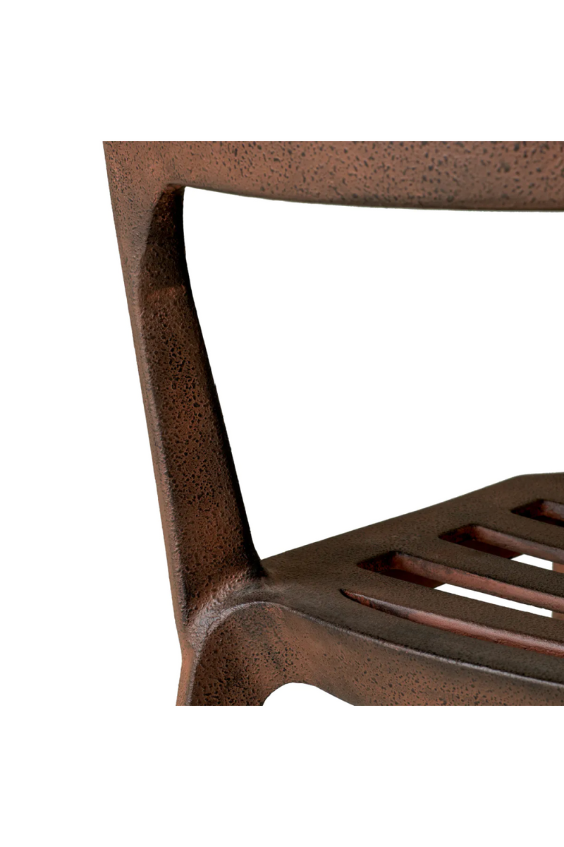 Oxidized Aluminum Dining Chair | Eichholtz Quentin | Eichholtzmiami.com