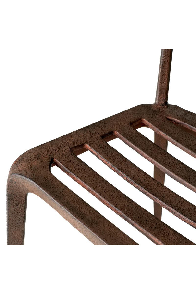 Oxidized Aluminum Dining Chair | Eichholtz Quentin | Eichholtzmiami.com