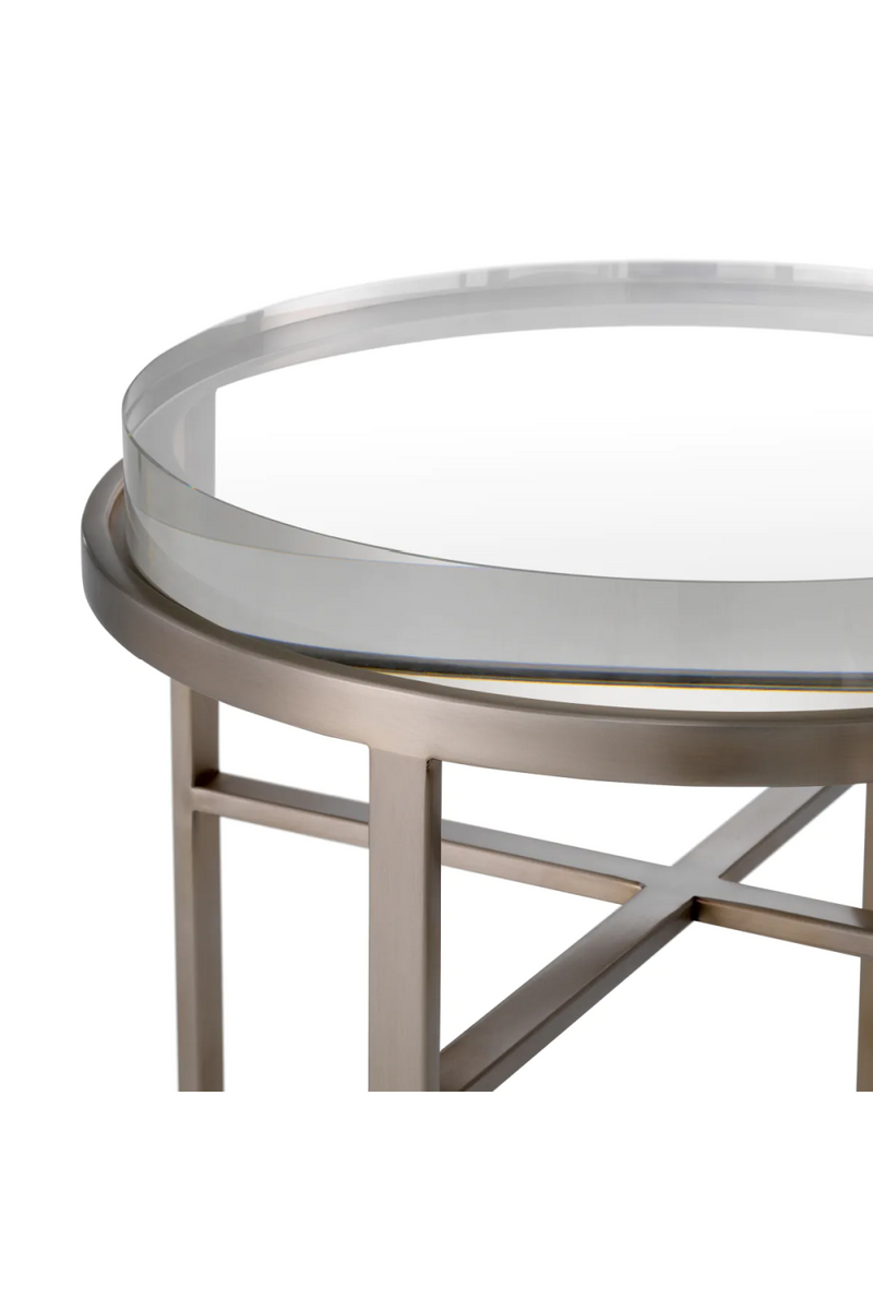 Clear Glass Side Table Set (2) | Eichholtz Hoxton | Eichholtzmiami.com