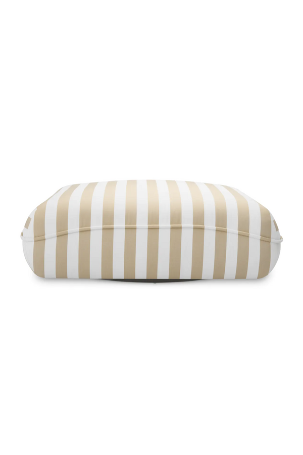 Beige Stripes Outdoor Pouf | Eichholtz Relax | Eichholtzmiami.com