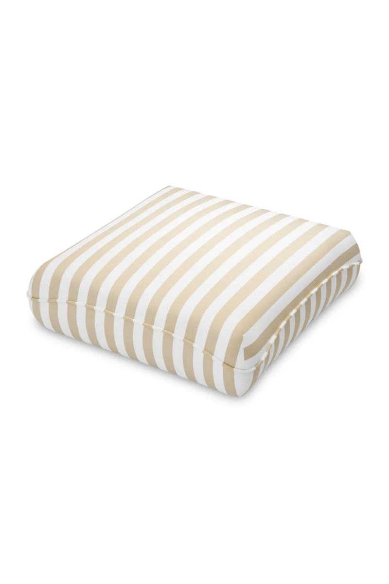 Beige Stripes Outdoor Pouf | Eichholtz Relax | Eichholtzmiami.com