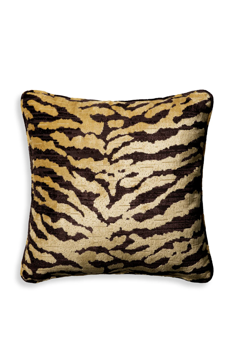 Brown Animal Pattern Cushion | Eichholtz Tigris | Eichholtzmiami.com