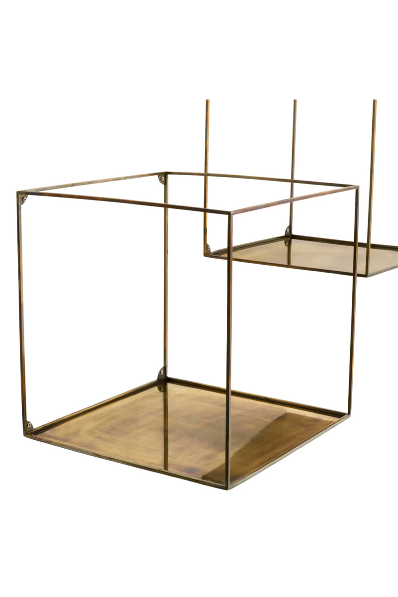 Vintage Brass Square Wall Racks (2) | Eichholtz Deco | Eichholtzmiami.com