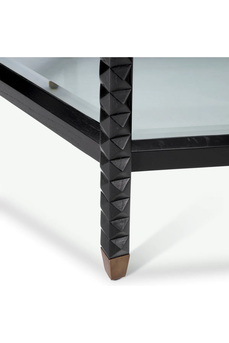 Black Hexagonal Coffee Table | Eichholtz Cornelius | Eichholtzmiami.com