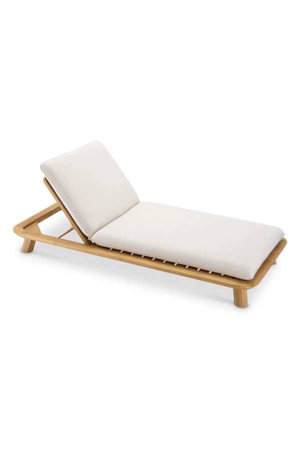 Teak Single Outdoor Daybed | Eichholtz Weston | Eichholtzmiami.com