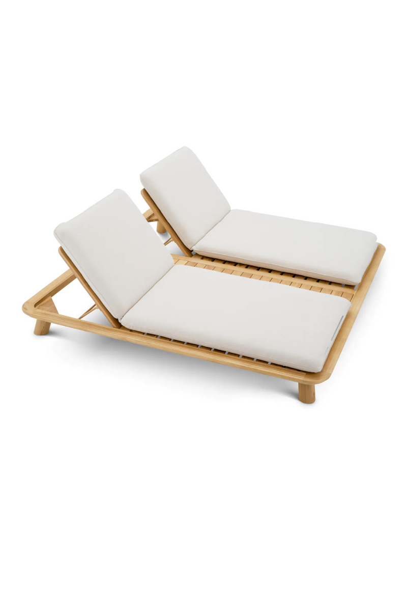 Teak Double Outdoor Daybed | Eichholtz Weston | Eichholtzmiami.com