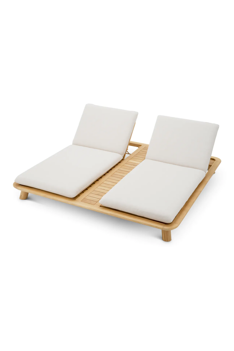 Teak Double Outdoor Daybed | Eichholtz Weston | Eichholtzmiami.com