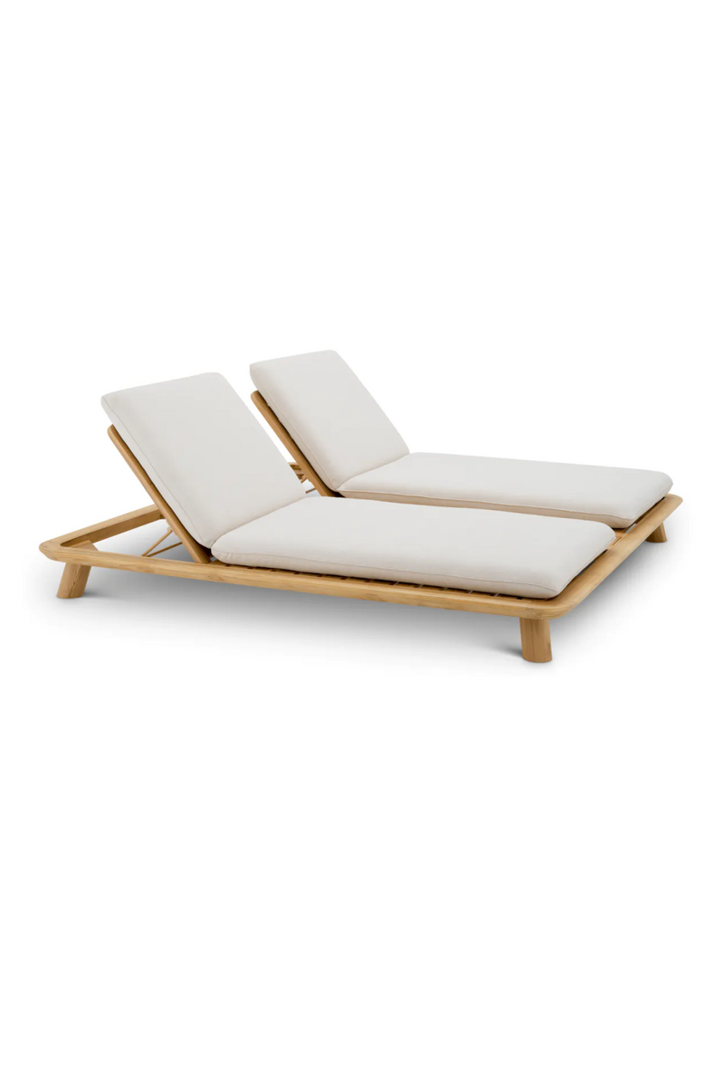 Teak Double Outdoor Daybed | Eichholtz Weston | Eichholtzmiami.com