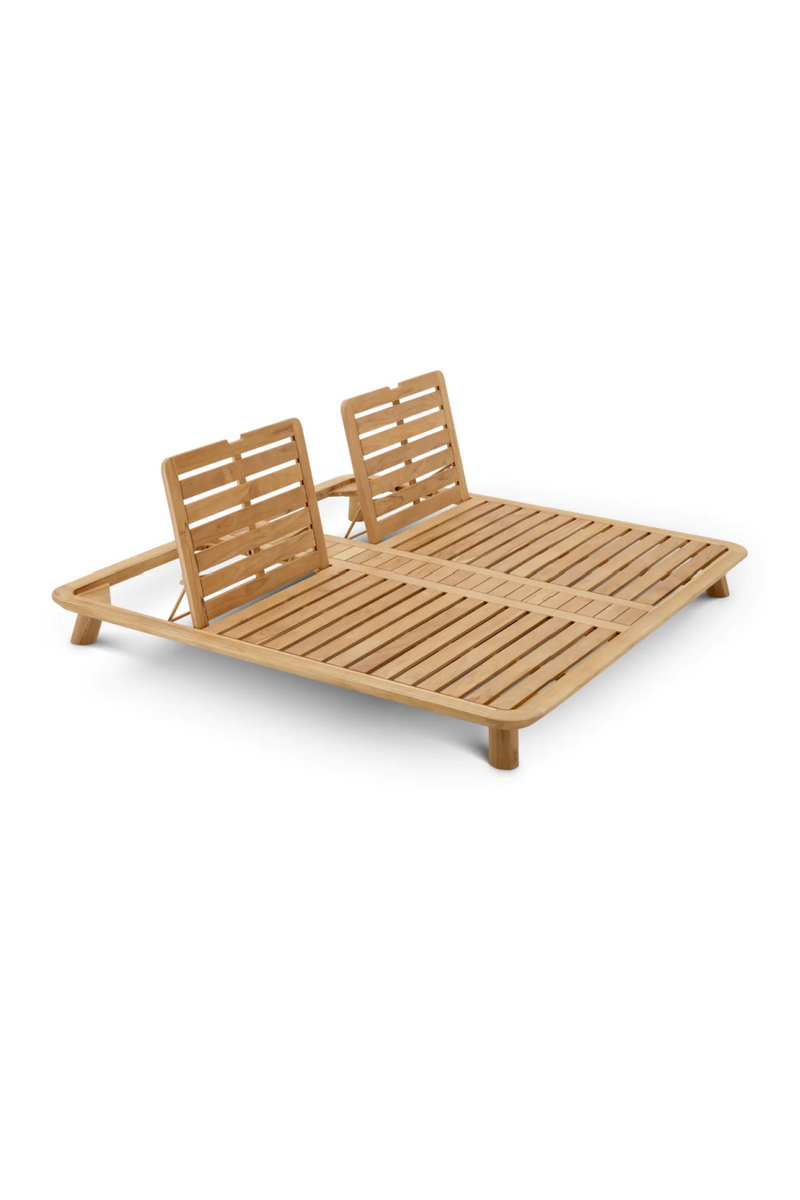 Teak Double Outdoor Daybed | Eichholtz Weston | Eichholtzmiami.com