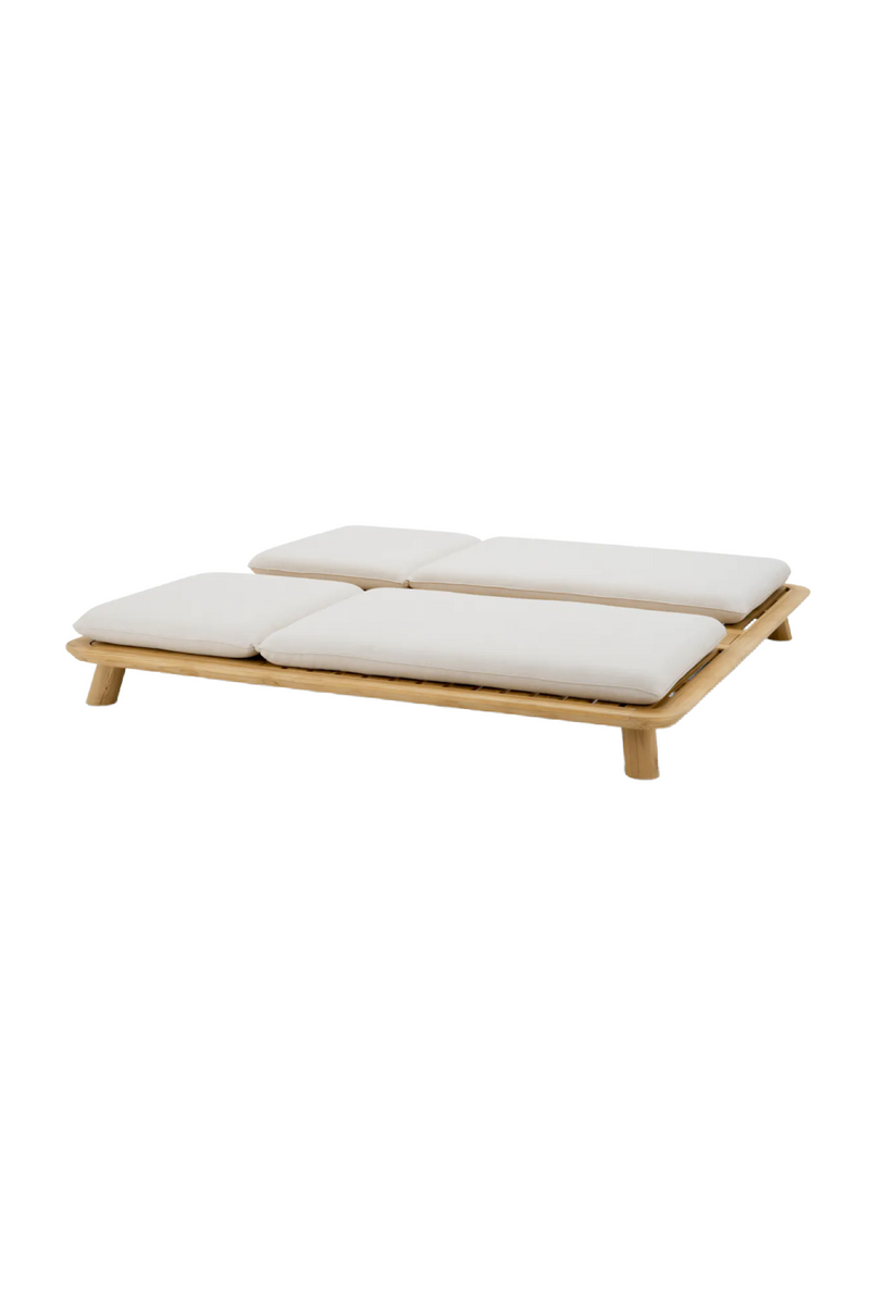 Teak Double Outdoor Daybed | Eichholtz Weston | Eichholtzmiami.com