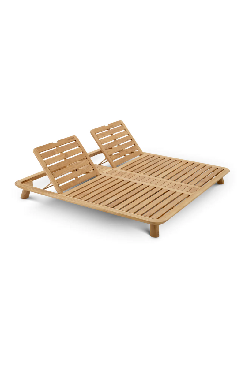 Teak Double Outdoor Daybed | Eichholtz Weston | Eichholtzmiami.com