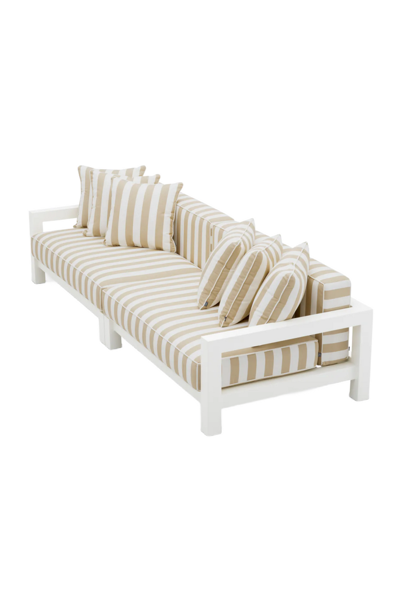 Beige Stripes Outdoor Sofa | Eichholtz Cap-Antibes | Eichholtzmiami.com