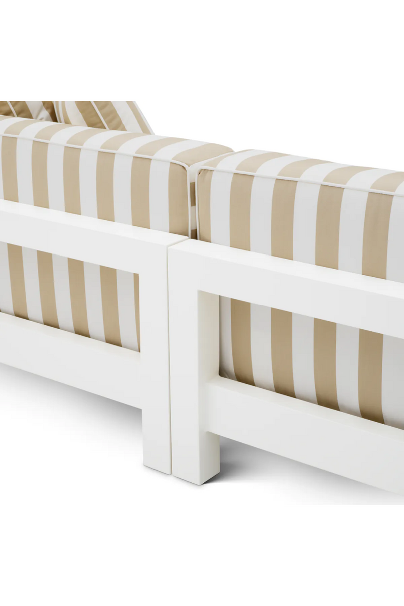 Beige Stripes Outdoor Sofa | Eichholtz Cap-Antibes | Eichholtzmiami.com