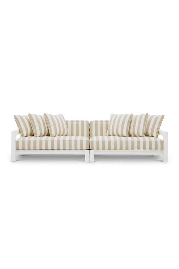 Beige Stripes Outdoor Sofa | Eichholtz Cap-Antibes | Eichholtzmiami.com