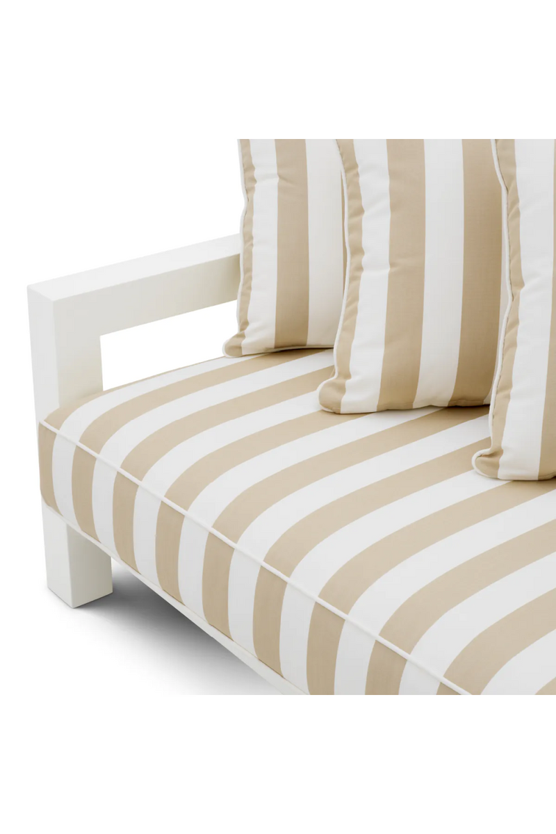 Beige Stripes Outdoor Sofa | Eichholtz Cap-Antibes | Eichholtzmiami.com