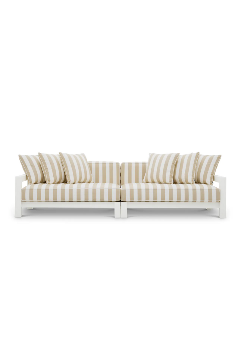 Beige Stripes Outdoor Sofa | Eichholtz Cap-Antibes | Eichholtzmiami.com