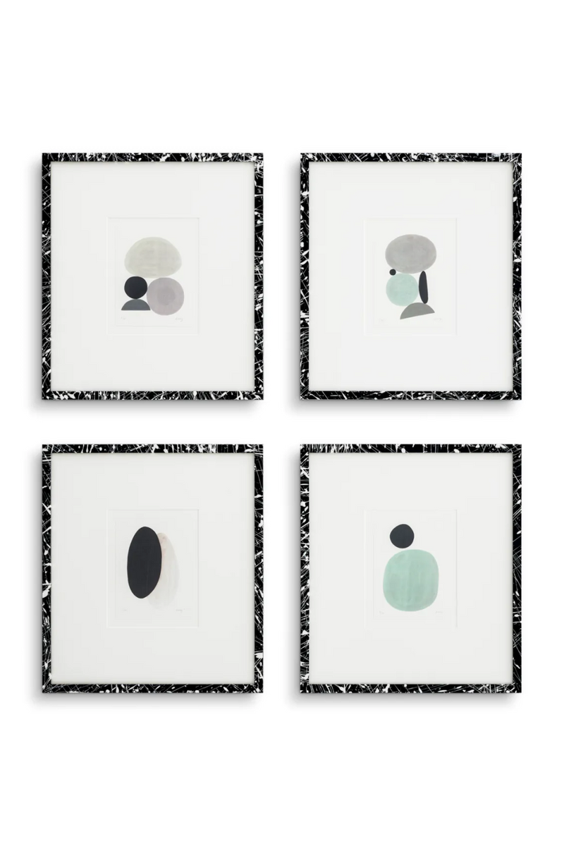 Abstract Minimalist Artwork Set (4) | Eichholtz Prints | Eichholtzmiami.com