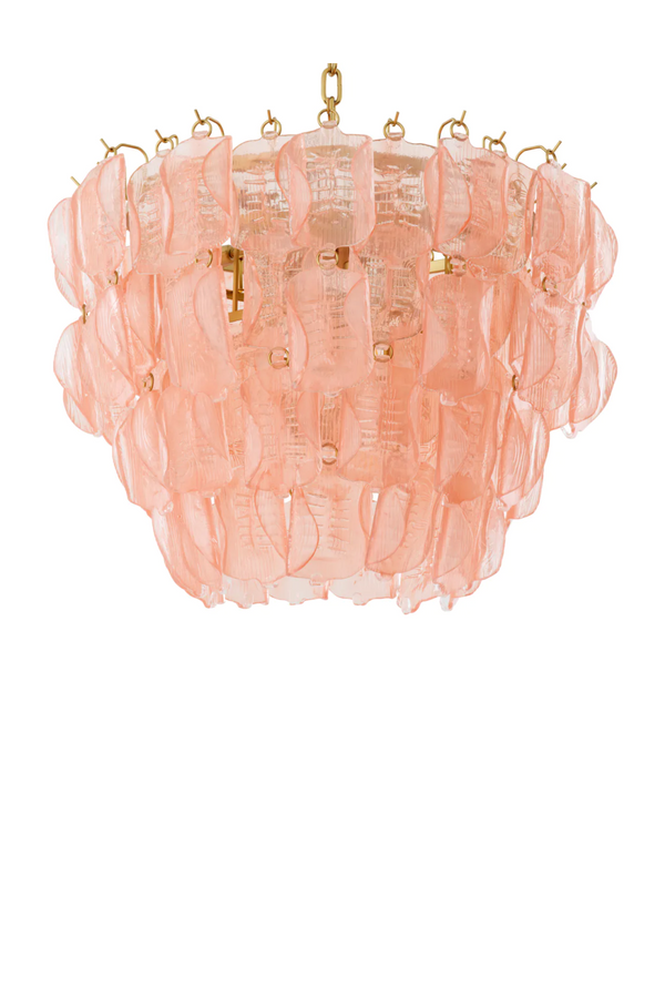 Tiered Handmade Glass Chandelier | Eichholtz Solange | Eichholtzmiami.com