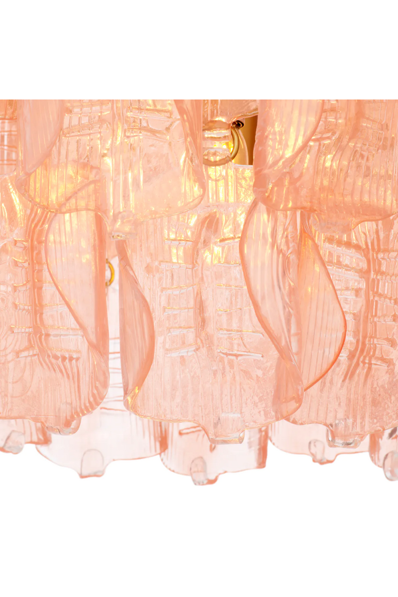 Tiered Handmade Glass Chandelier | Eichholtz Solange | Eichholtzmiami.com