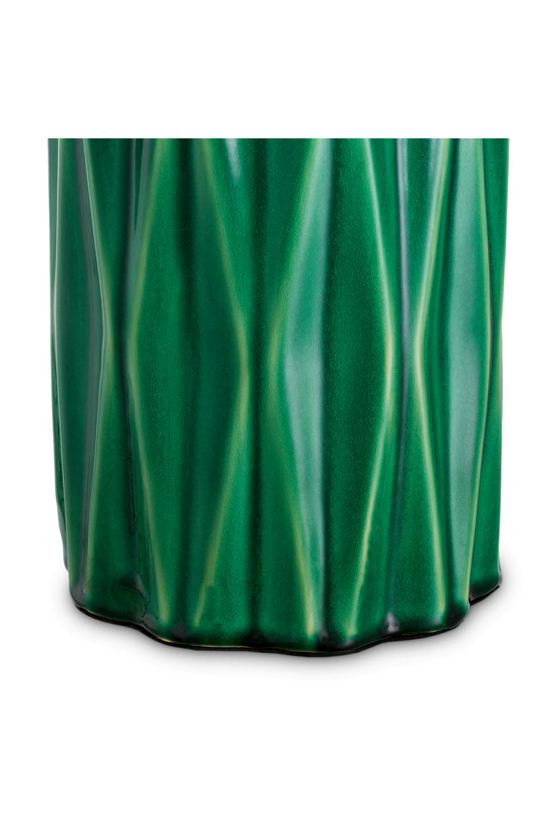 Crackled Green Ceramic Table Lamp | Eichholtz Amarello | Eichholtzmiami.com