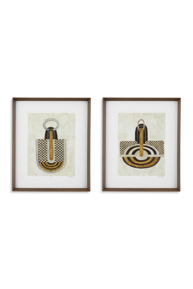 Framed Abstract Art Print Set (2) | Eichholtz Objet d'Art | Eichholtzmiami.com