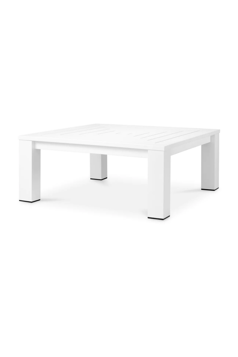 White Aluminum Outdoor Coffee Table | Eichholtz Vistamar | Eichholtzmiami.com