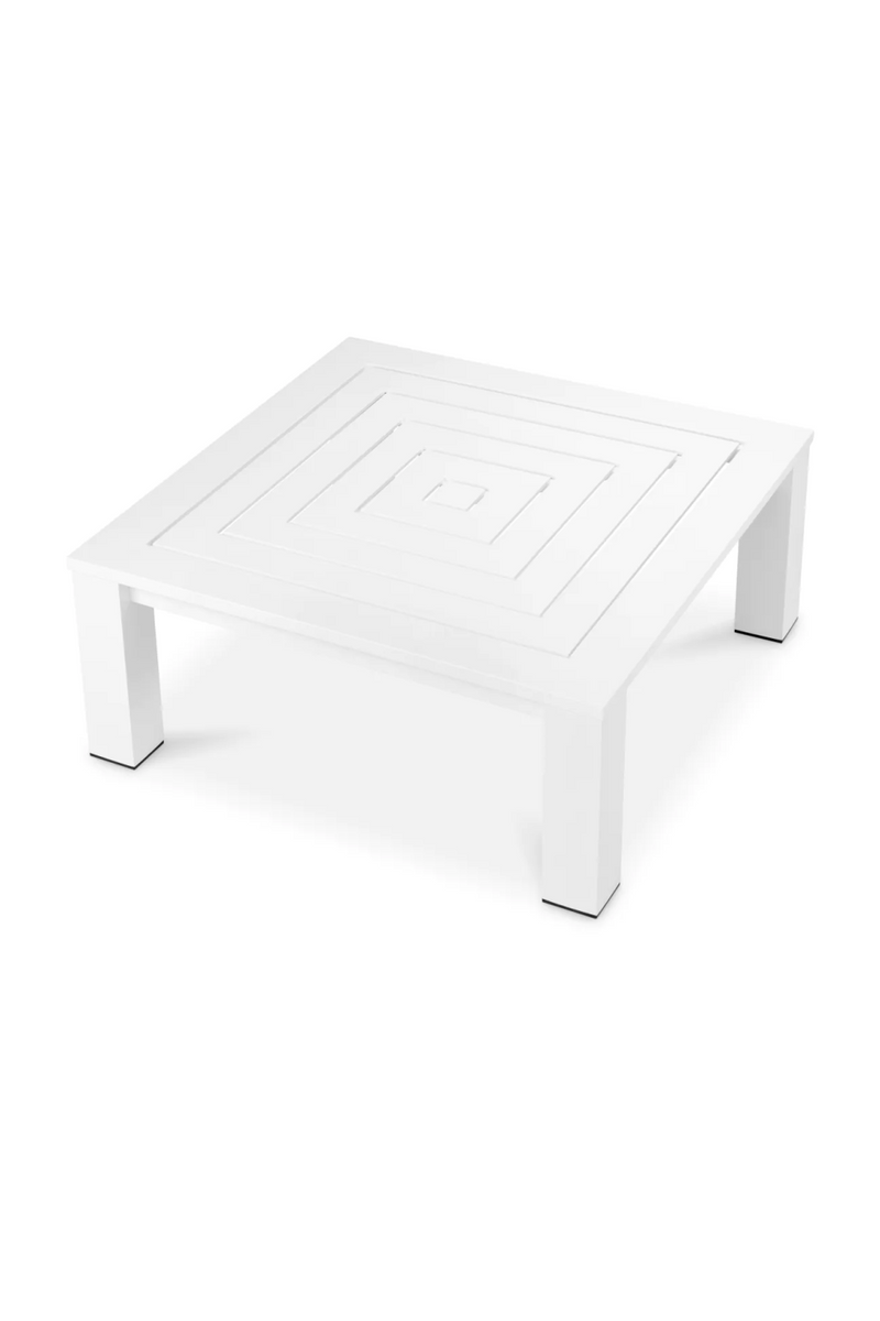 White Aluminum Outdoor Coffee Table | Eichholtz Vistamar | Eichholtzmiami.com