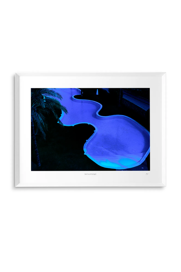 Blue Pool Art Print | Eichholtz See You At Midnight | Eichholtzmiami.com